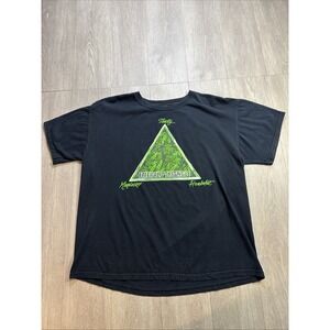 Vintage Emerald Triangle Shirt Large L California Weed Marijuana Humboldt Rare!